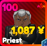 Priest of Heaven unit from the Anime Rangers X Roblox experience.