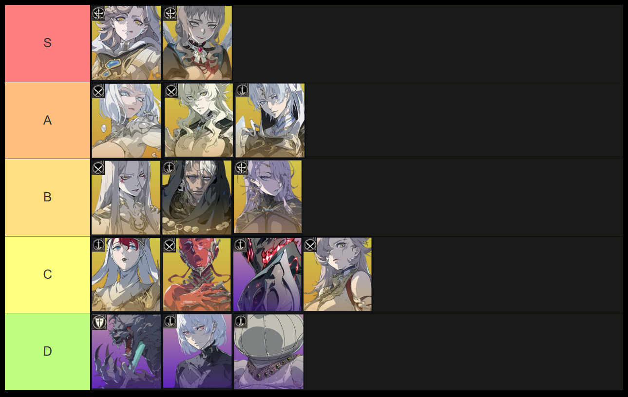 silver and blood vassal tier list for half moon phase