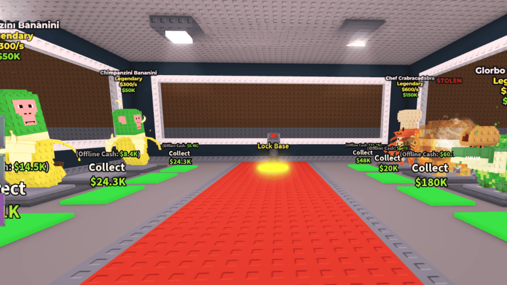 Image showing the best Brainrots gotten from the Private Servers in the Steal a Brainrot Roblox Experience