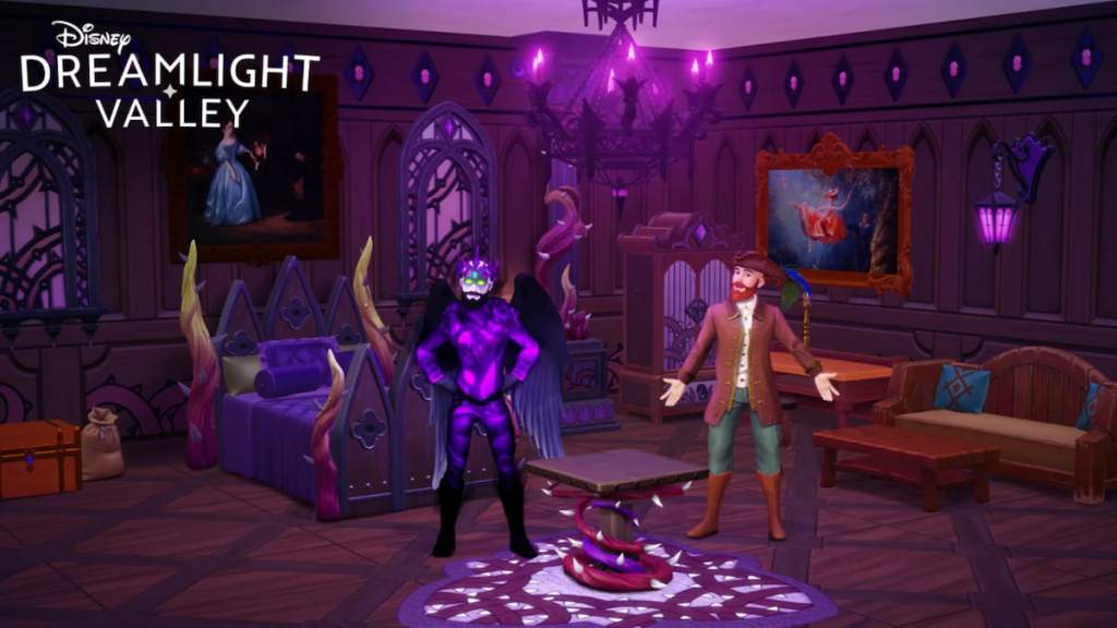 The player and the Forgotten in Disney Dreamlight Valley.