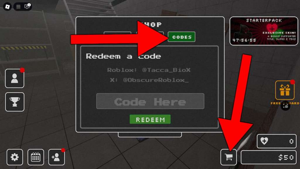 How to redeem Obscure codes.