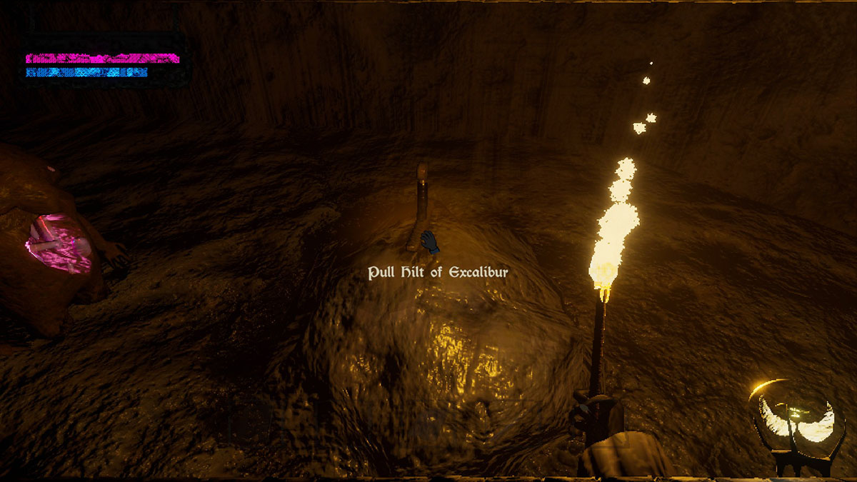 The Hilt of Excalibur, as seen in Mage Arena.