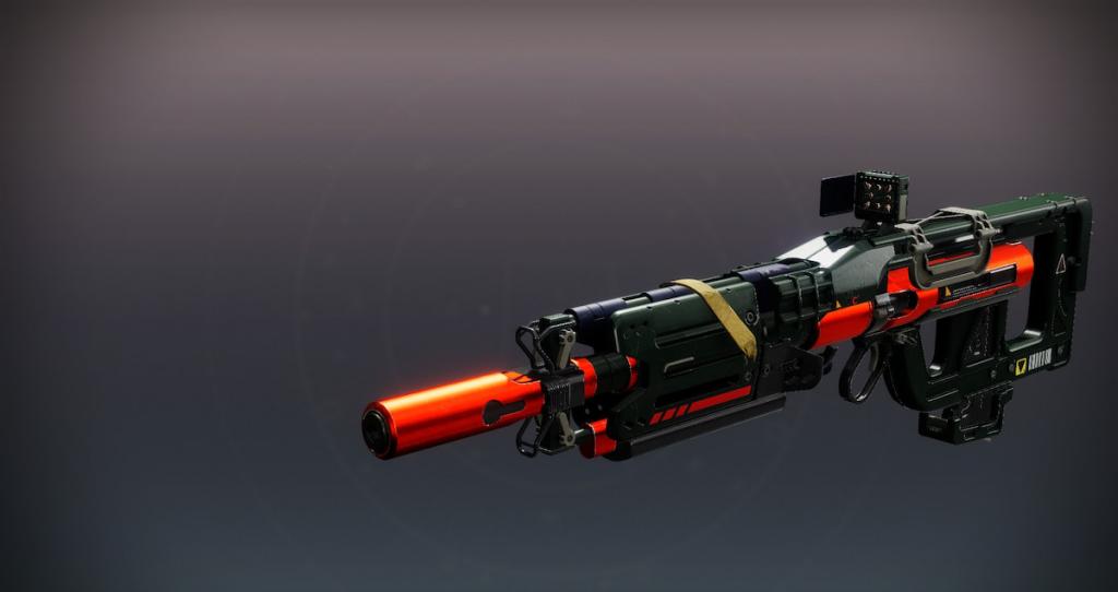 The Mint Retrograde pulse rifle in Destiny 2, which uses the same model as the Hailing Confusion pulse rifle from Europa.