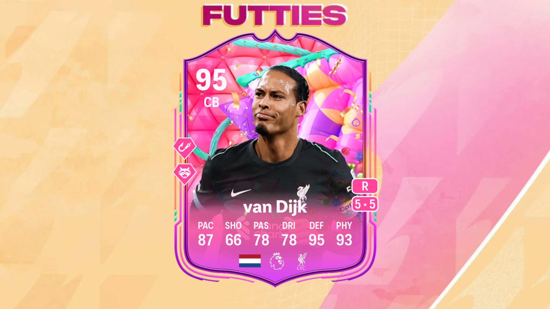 VVD as one of the best cards for Mister Clean Sheet Evolution in EA FC 25