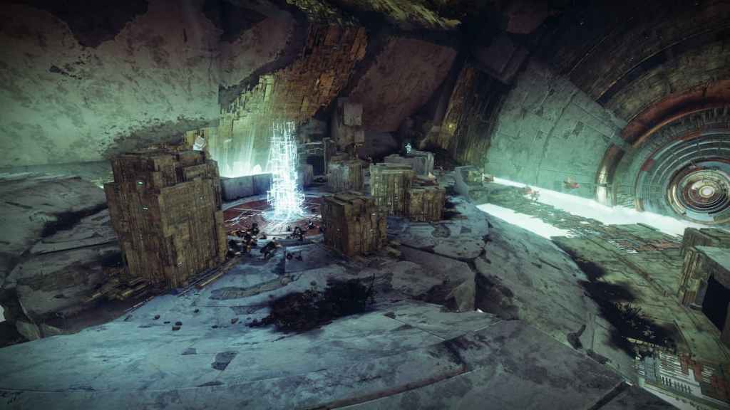 The Conflux area of Nessus, with a Conflux in the middle.