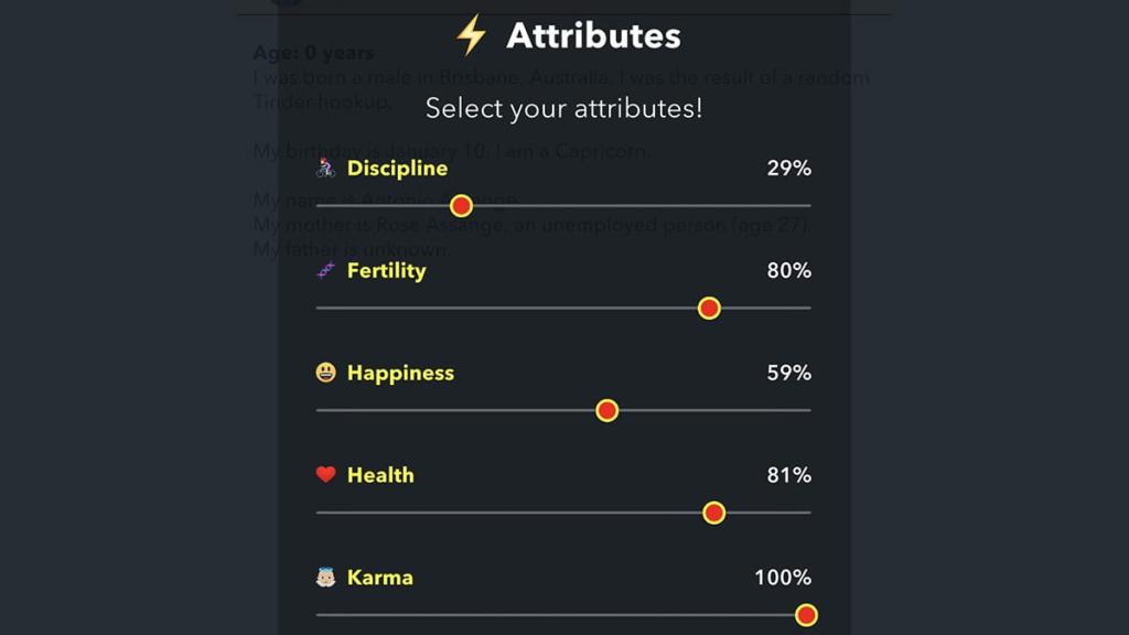 BitLife karma stat