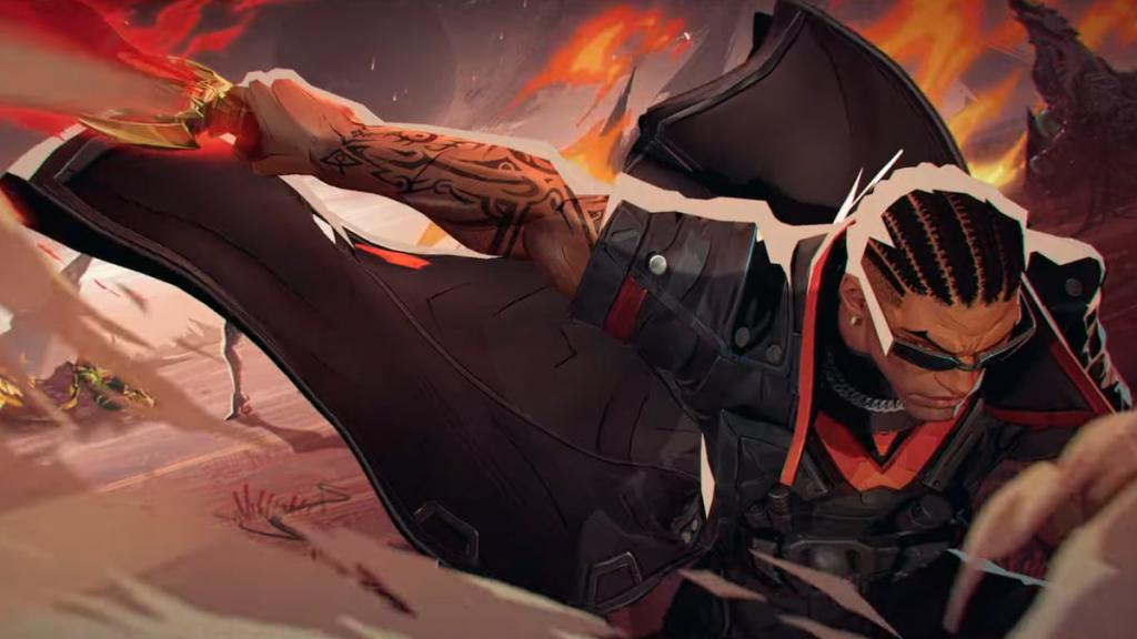 Blade slashing through battle in Marvel Rivals