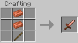 Copper sword recipe in minecraft