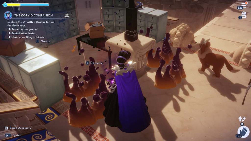 The first key on the ground in disney dreamlight valley