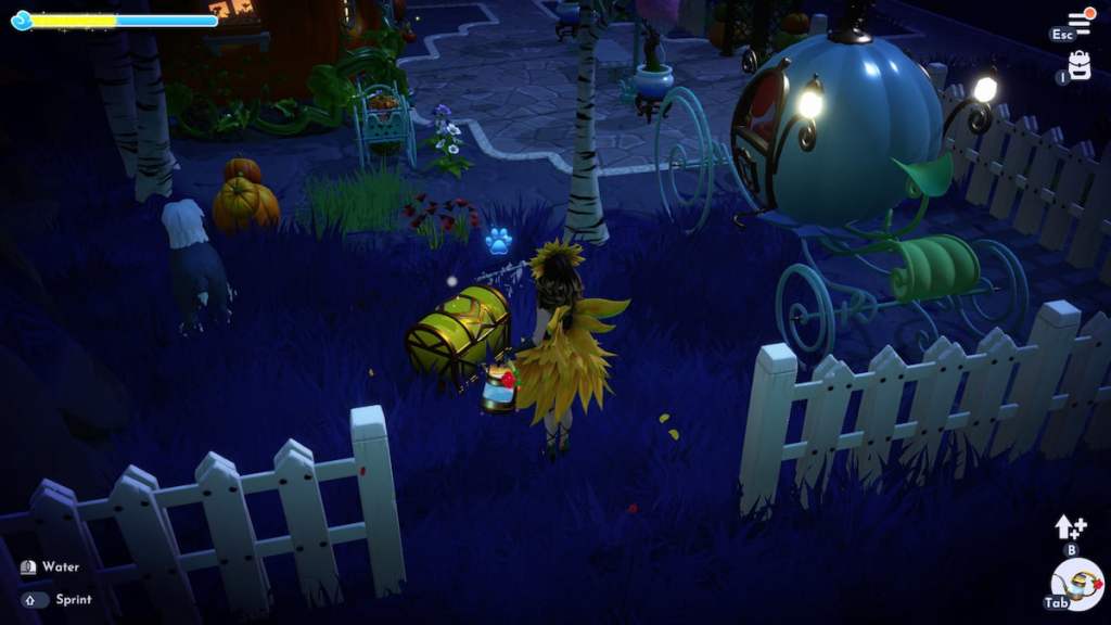 Gold treasure chest in disney dreamlight valley