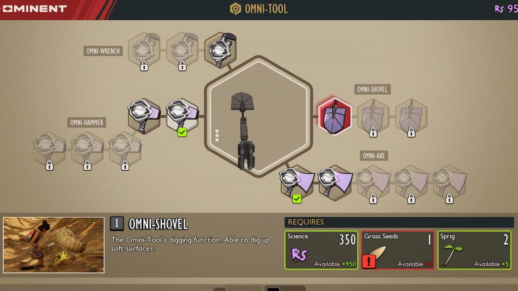 Grounded 2 Omni-Shovel first upgrade