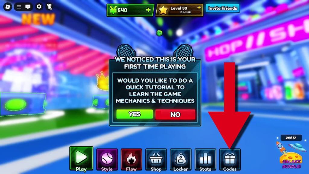 How to redeem Tennis Zero code