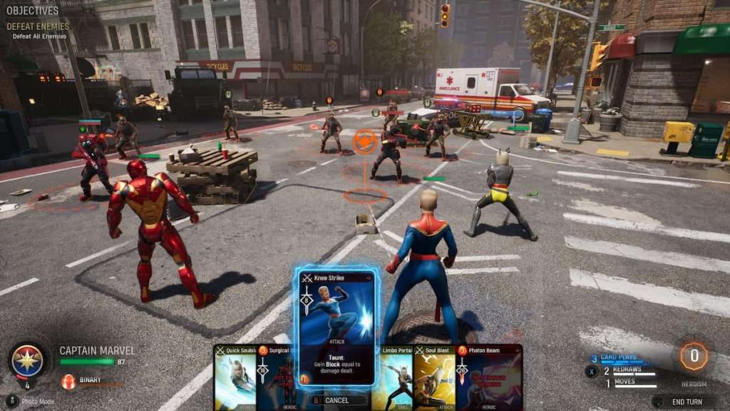 Marvel's Midnight Suns gameplay screenshot