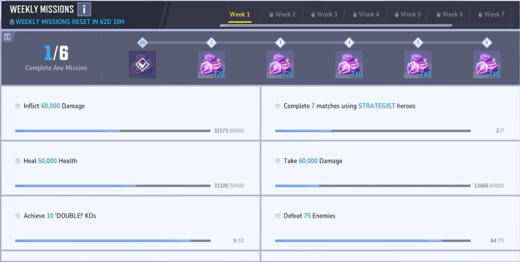 Marvel Rivals season 3 weekly missions