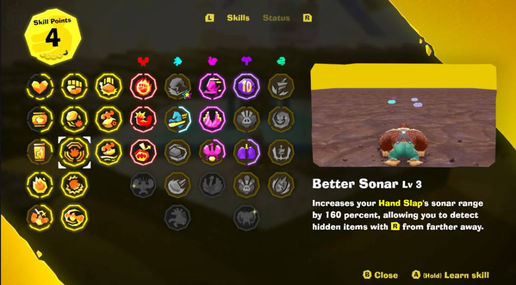 onar skill in Donkey Kong Bananza