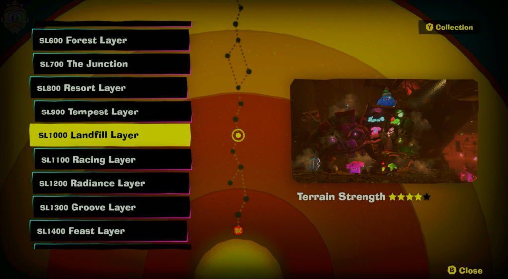 landfill layer map screen