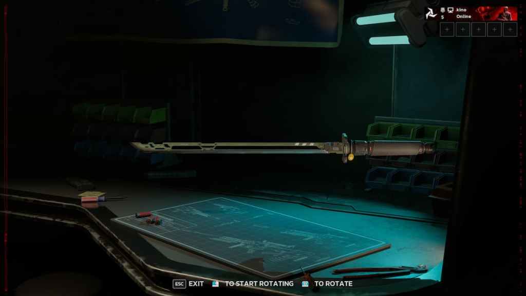 A katana in Killing Floor 3. 