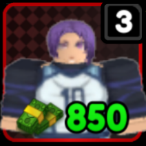 Mbappe unit from the All Star Tower Defense X Roblox experience.