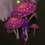 Mushrooms in disney dreamlight valley