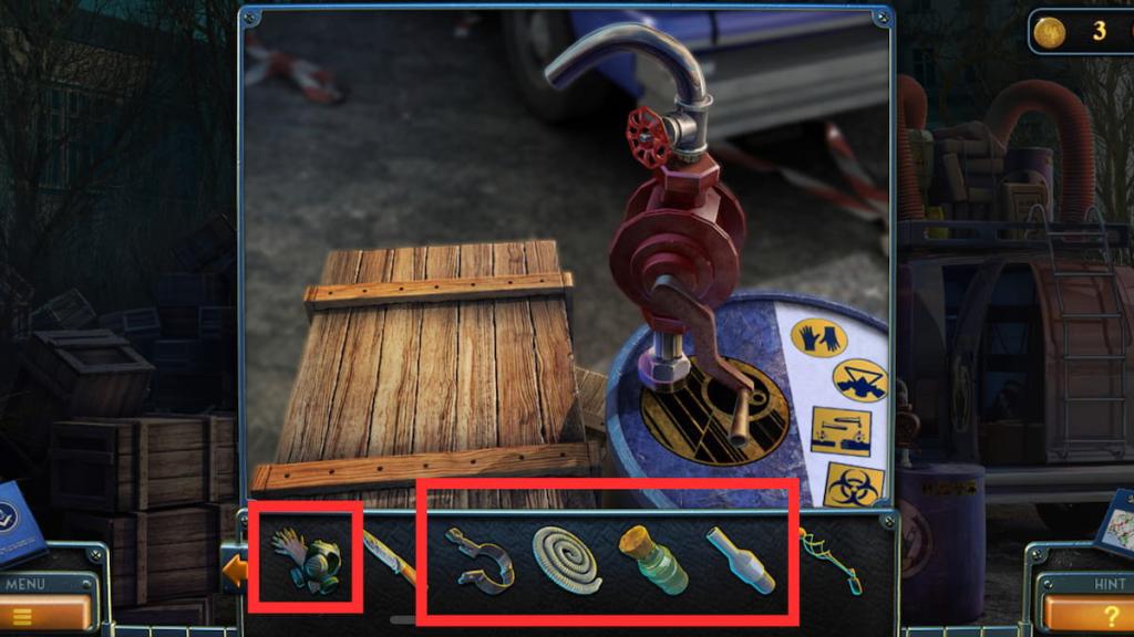 New York Mysteries 4 acid barrel items