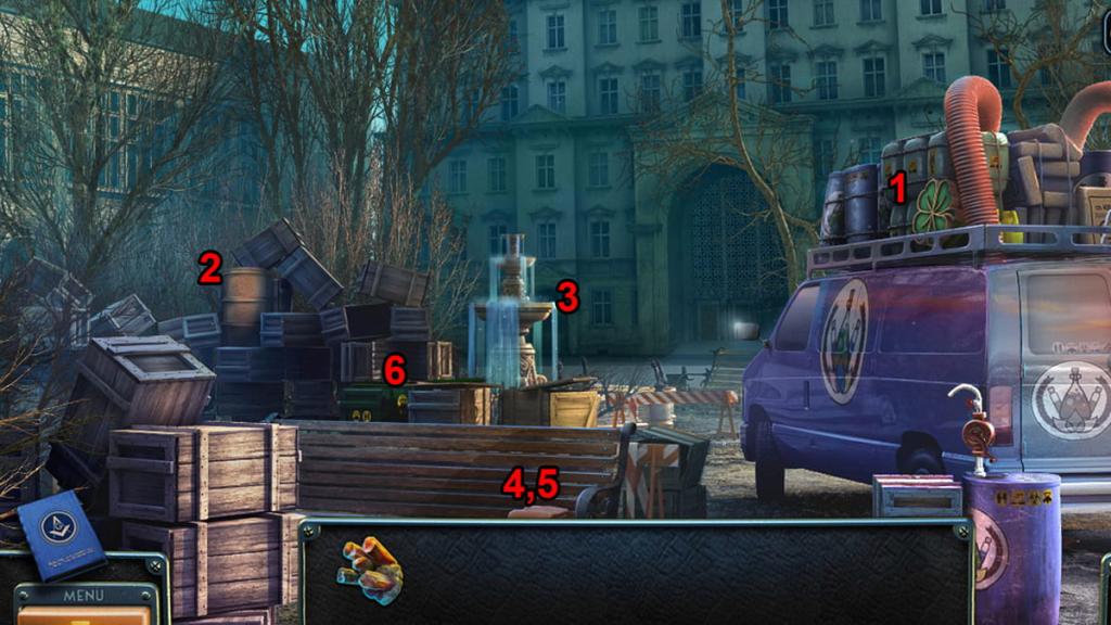 New York Mysteries 4 Research Institute start area items