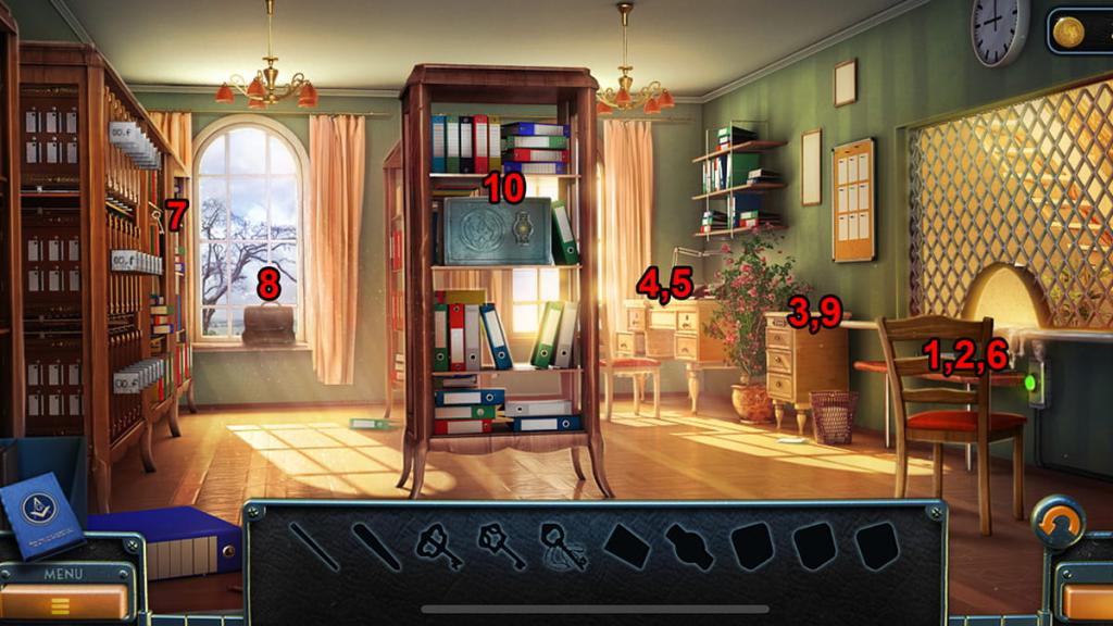 New York Mysteries 4 research institute office items