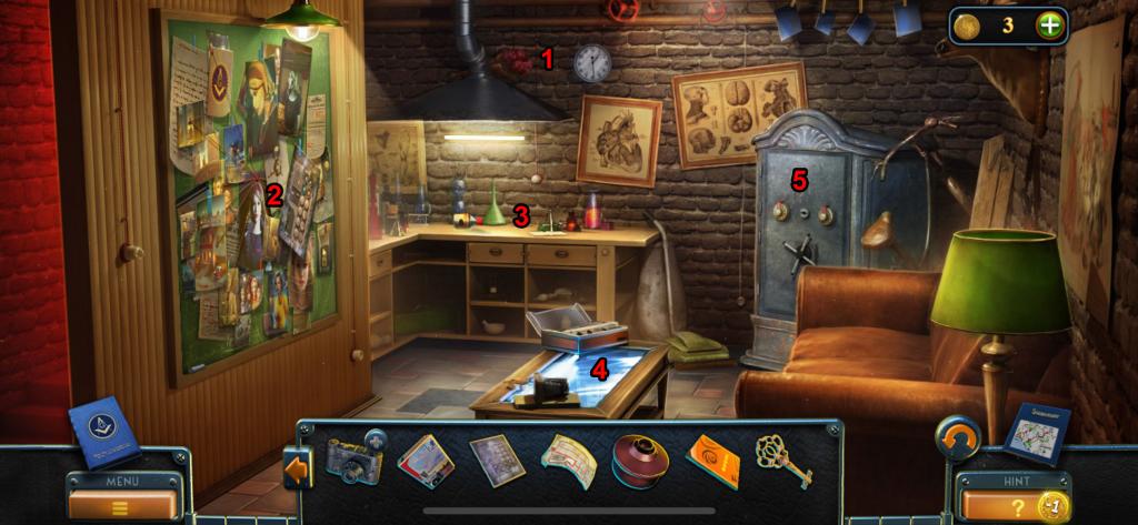 New York Mysteries 4 Travis' basement items