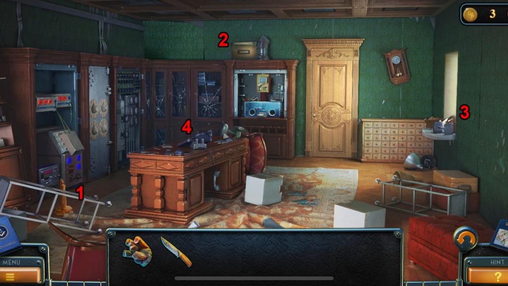 New York Mysteries 4 Travis' office items