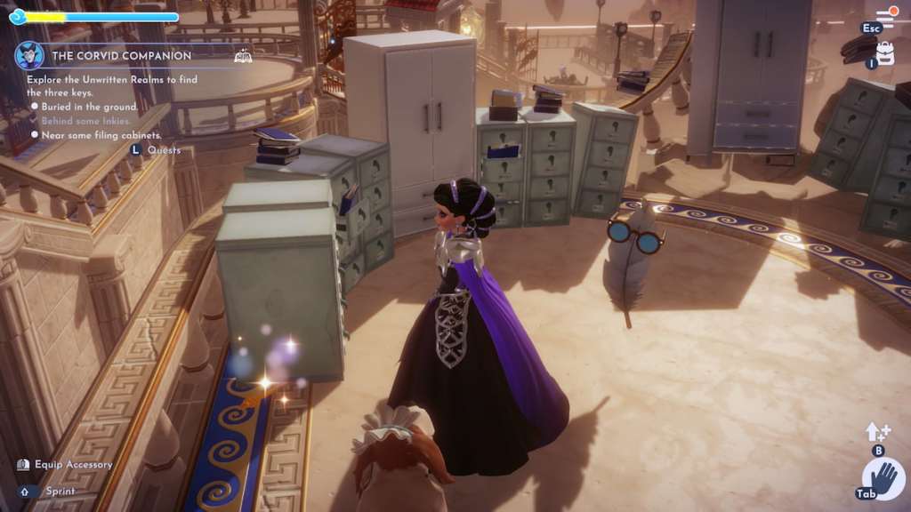 The second key on the ground in disney dreamlight valley