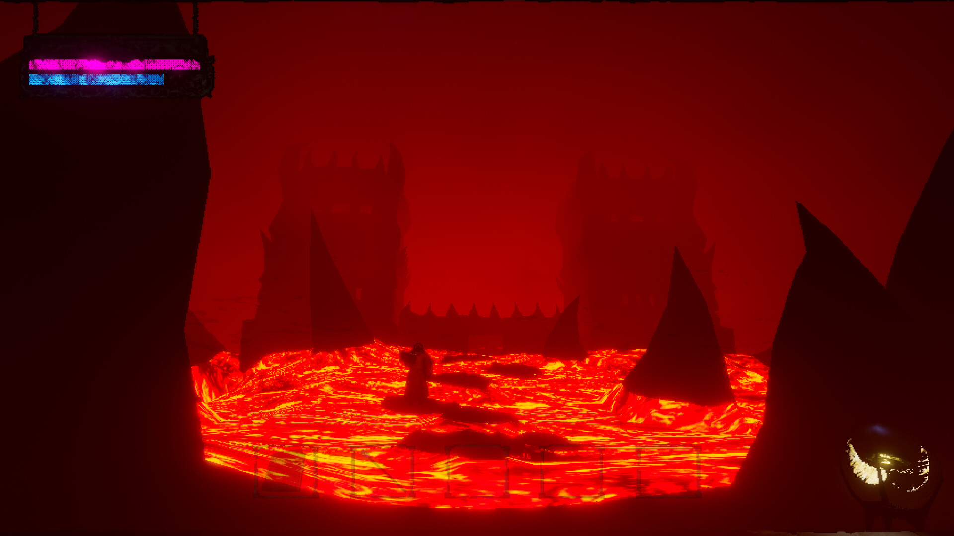 Lava field in Mage Arena