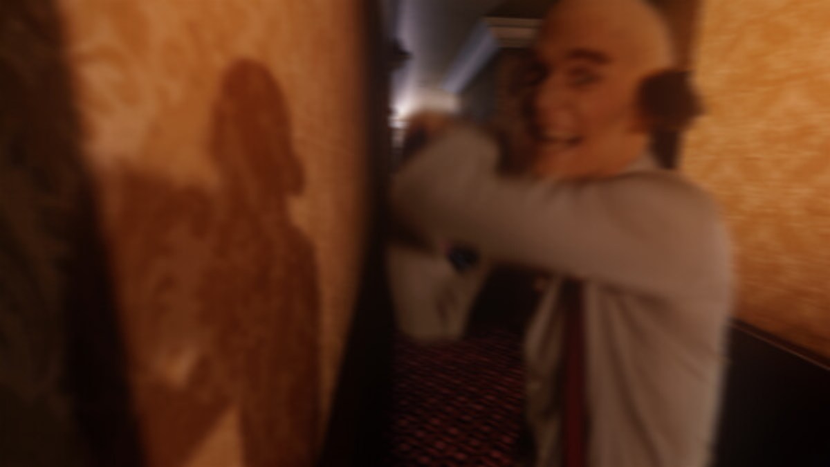 Blurry Jimmy jumpscare in At Dead of Night