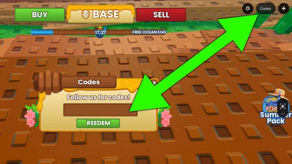 How to redeem Catch a Bee codes.