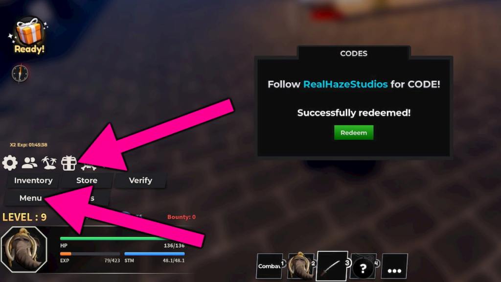 How to redeem Haze Piece codes.