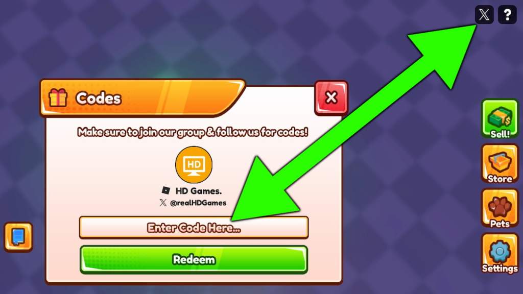 How to redeem Saber Simulator codes.