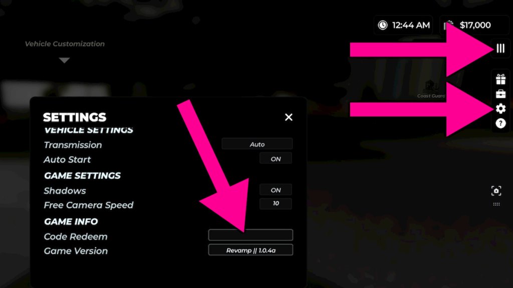 How to redeem West Coast, Florida codes.
