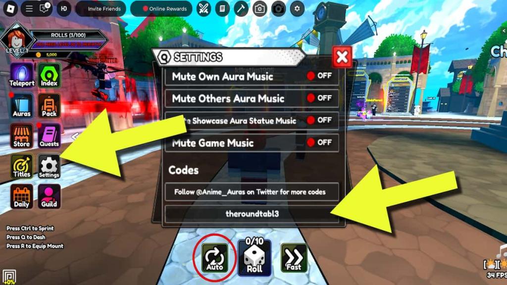 How to redeem Anime X Auras codes