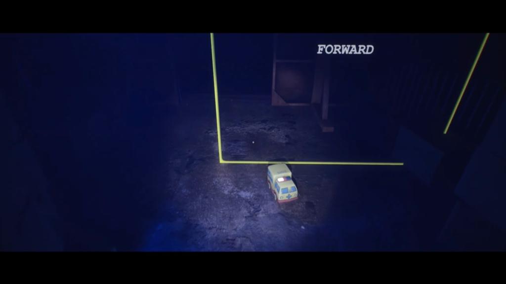 Following the ambulance reverse through a Forwards title