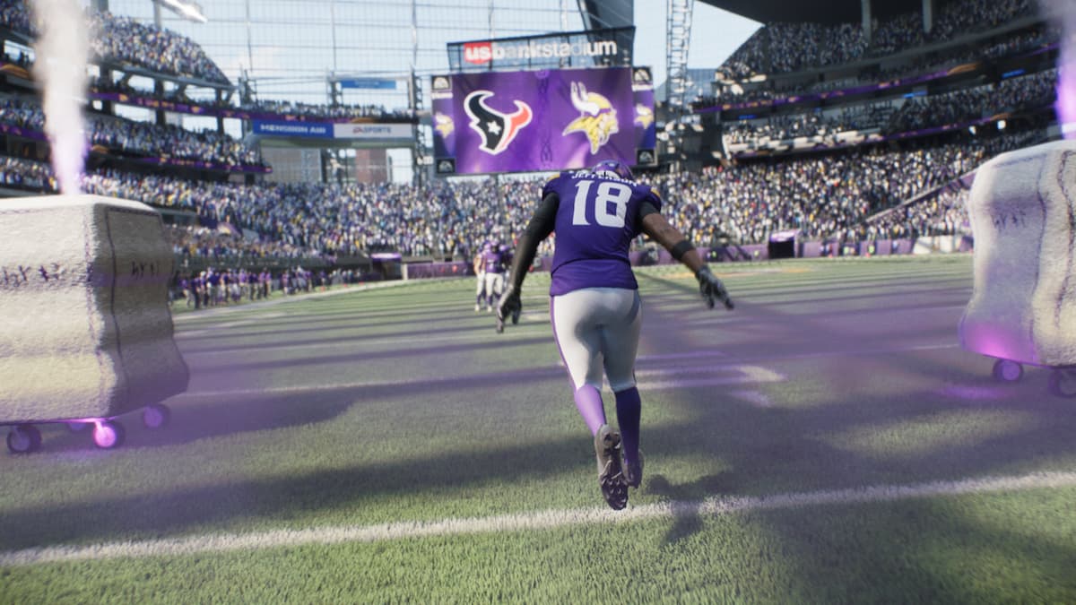 Jefferson doing a griddy in Madden 26