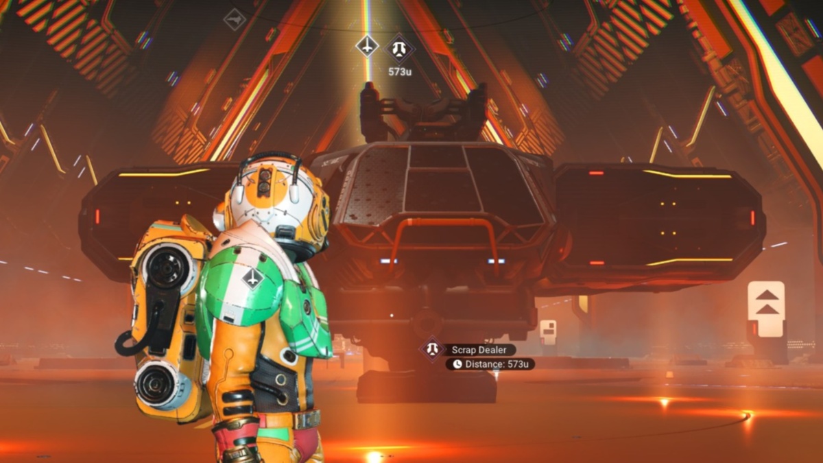 A Corvette in No Man's Sky