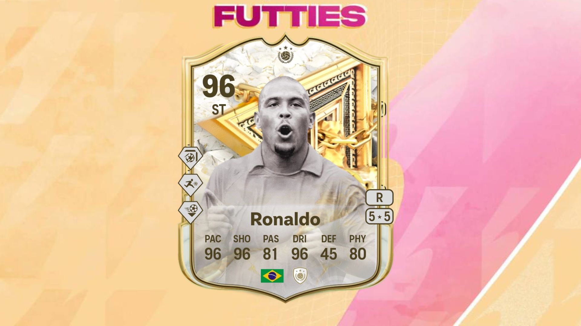 Ronaldo Immortals as one of the best cards for EA FC 25 Deadeye+ Evolution