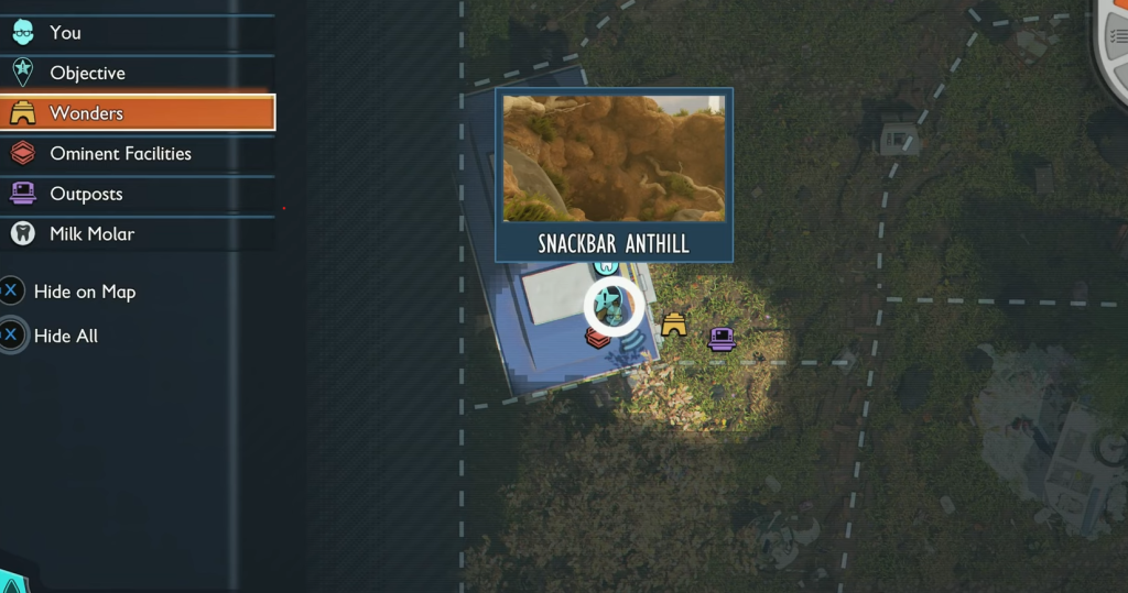 Snackbar Anthilll entrance in Grounded 2