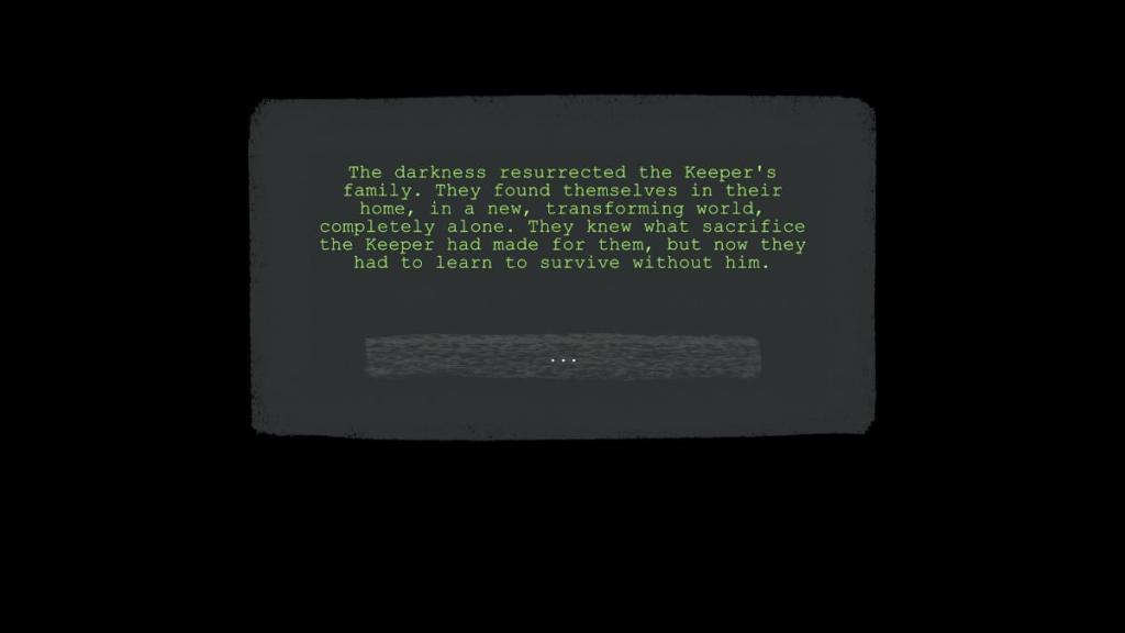 Lightkeeper's family is resurrected ending