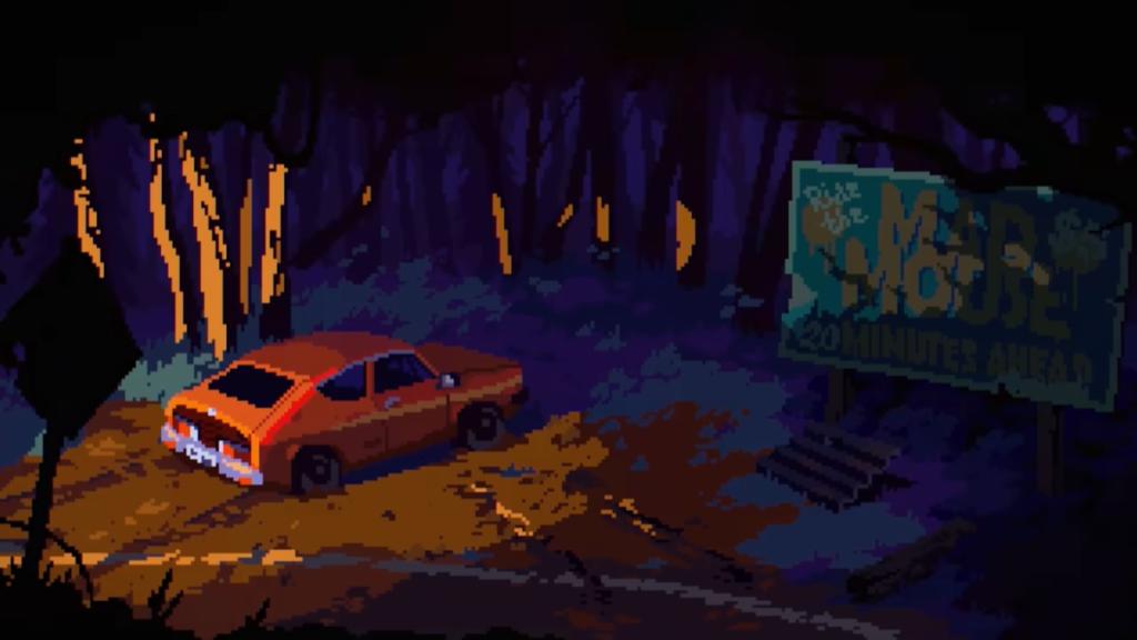 Annie's abandoned car in The Drifter