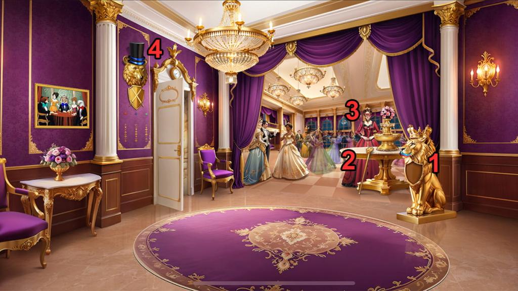 Adventure Escape Mysteries Rendezvous chapter four ballroom items