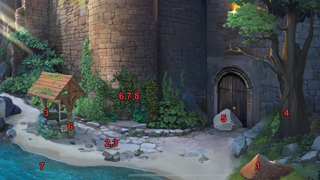 Adventure Escape Mysteries Rendezvous chapter four castle items