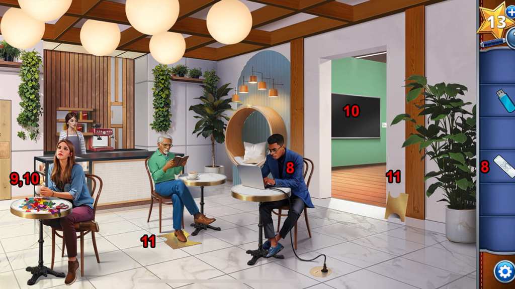 Adventure Escape Mysteries Rendezvous chapter two cafe items