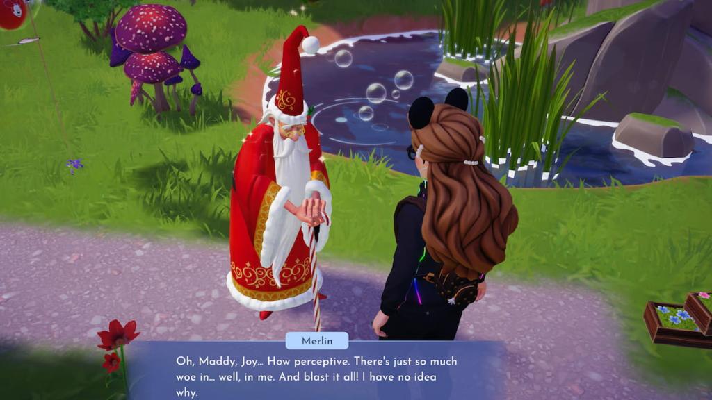 Disney Dreamlight Valley Merlin feeling sad