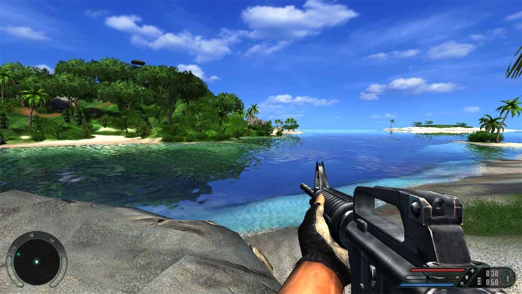The beautiful tropical beach from Far Cry