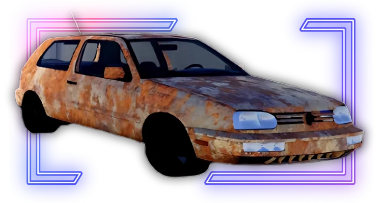 Lokswag Golo car from Fix It Up Roblox experience.
