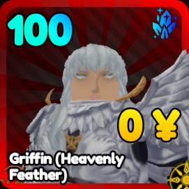 Griffin (Heavenly Feather) unit from Anime Rangers X Roblox experience.